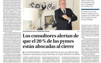 Juanjo Estruch advierte: «la nueva Ley Concursal impulsa el persianazo exprés de pymes»