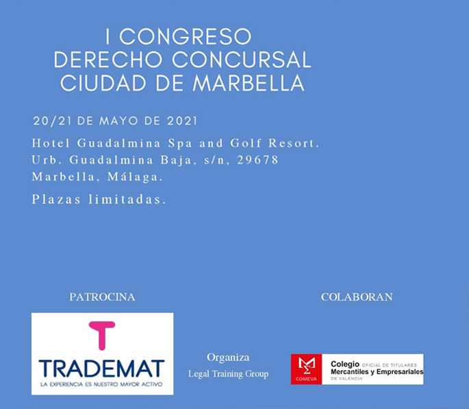 Colaboramos en el I Congreso de Derecho Concursal Ciudad de Marbella