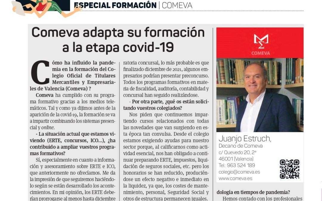 Participamos en el Especial Formación de la revista Economía 3